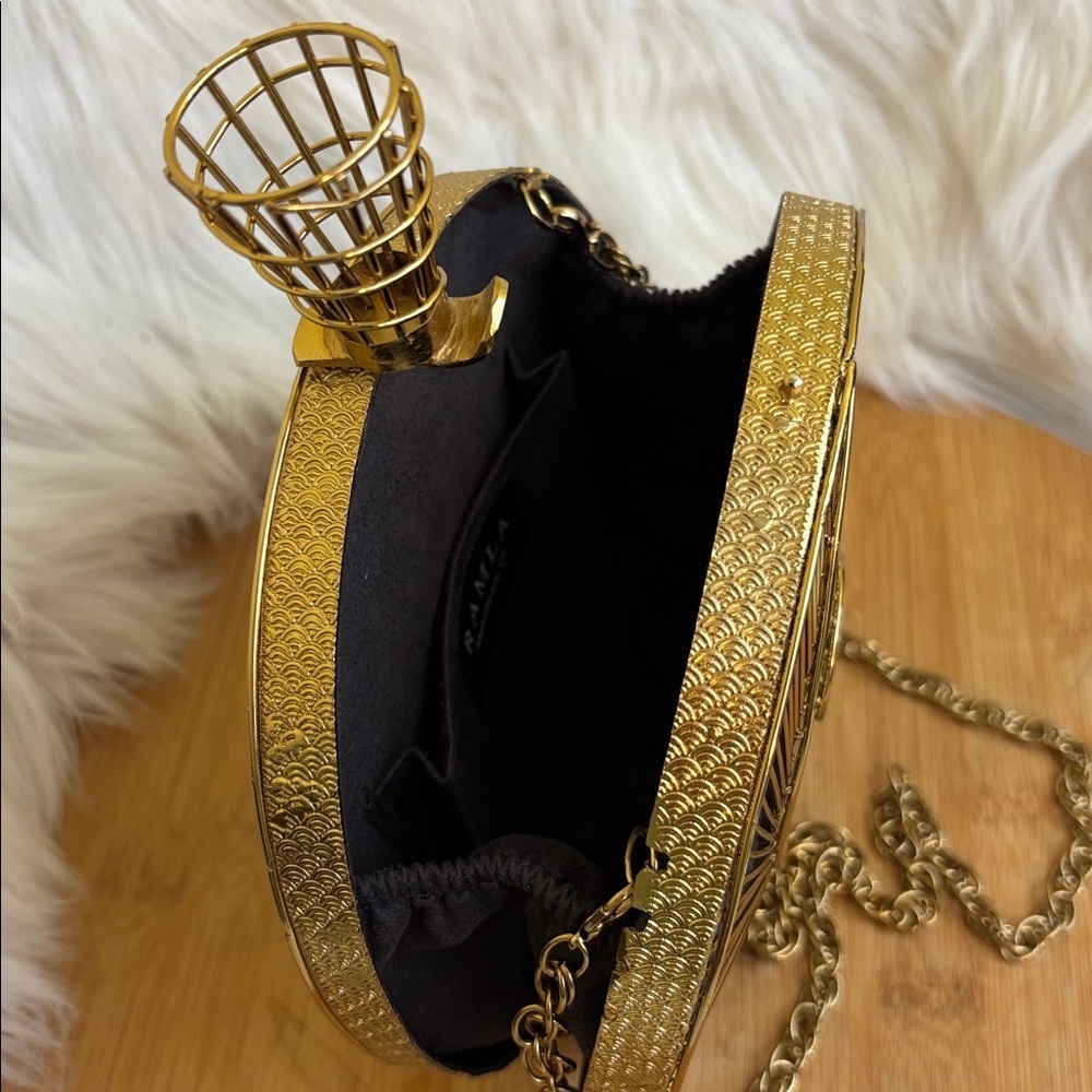 Ramla NIP Spiral Tourbillon Handmade Moroccan Clutch Crossbody Shoulder Bag $339 - Picture 15 of 17